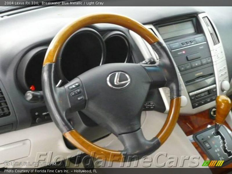 Breakwater Blue Metallic / Light Gray 2004 Lexus RX 330