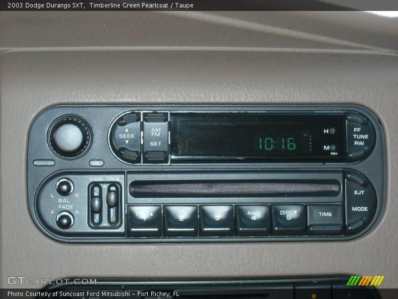 Timberline Green Pearlcoat / Taupe 2003 Dodge Durango SXT