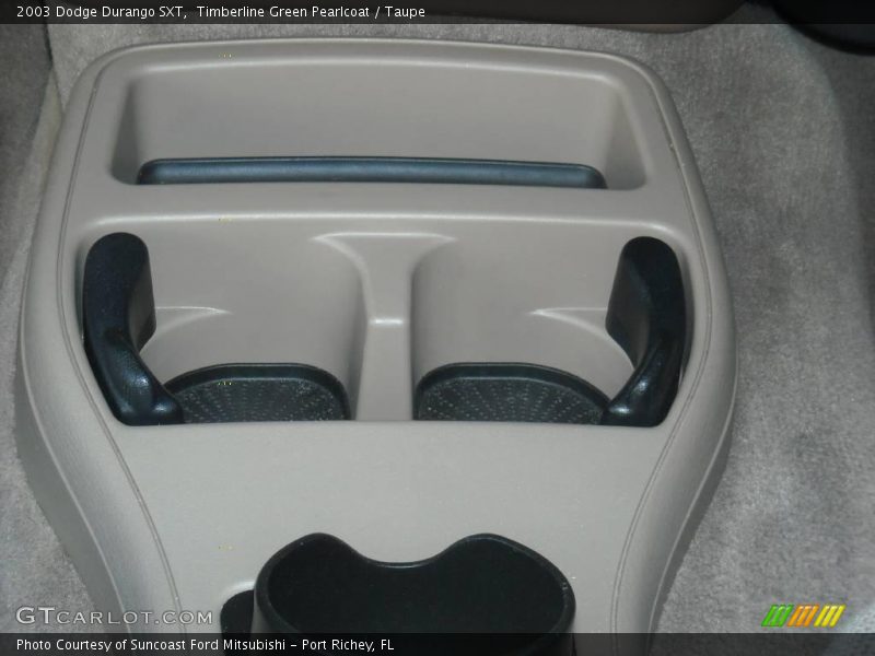 Timberline Green Pearlcoat / Taupe 2003 Dodge Durango SXT