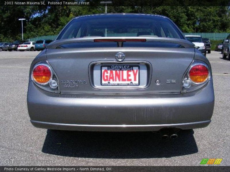 Polished Titanium / Frost 2003 Nissan Maxima SE