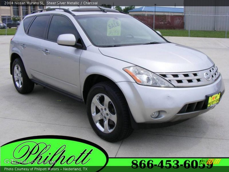 Sheer Silver Metallic / Charcoal 2004 Nissan Murano SL