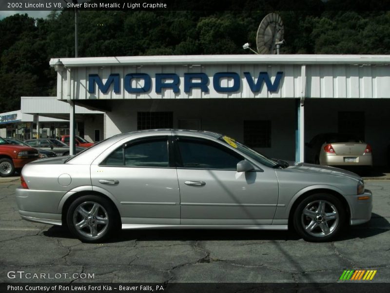 Silver Birch Metallic / Light Graphite 2002 Lincoln LS V8
