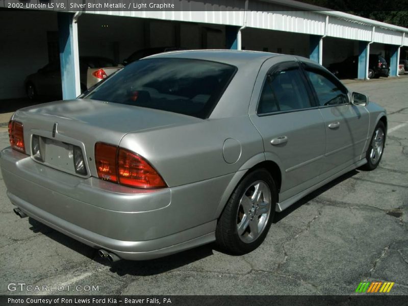 Silver Birch Metallic / Light Graphite 2002 Lincoln LS V8
