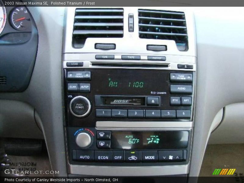 Polished Titanium / Frost 2003 Nissan Maxima SE