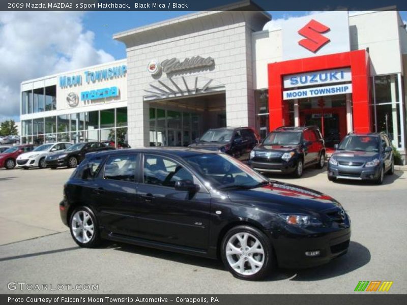 Black Mica / Black 2009 Mazda MAZDA3 s Sport Hatchback