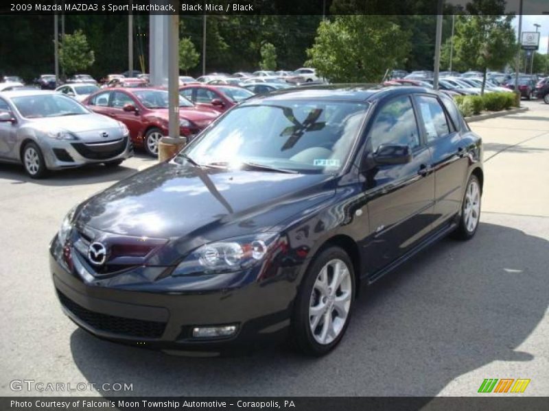 Black Mica / Black 2009 Mazda MAZDA3 s Sport Hatchback