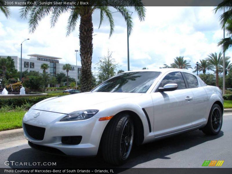 Sunlight Silver Metallic / Black 2006 Mazda RX-8