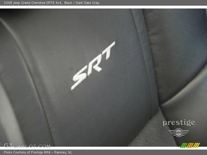 Black / Dark Slate Gray 2008 Jeep Grand Cherokee SRT8 4x4