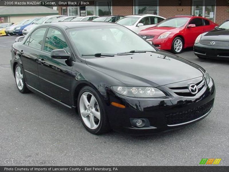 Onyx Black / Black 2006 Mazda MAZDA6 s Sedan