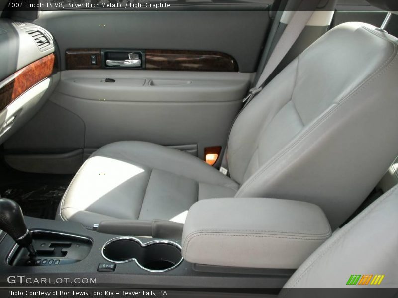 Silver Birch Metallic / Light Graphite 2002 Lincoln LS V8