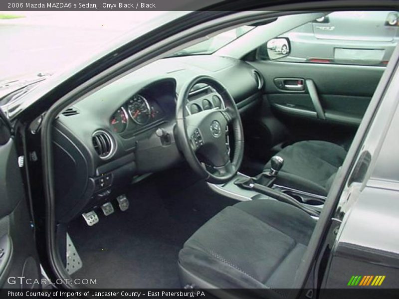 Onyx Black / Black 2006 Mazda MAZDA6 s Sedan
