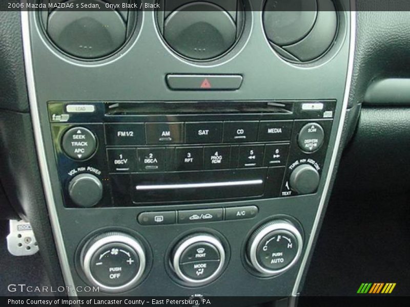 Onyx Black / Black 2006 Mazda MAZDA6 s Sedan