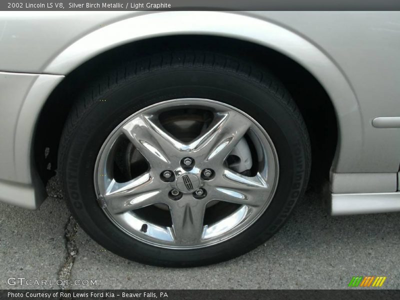 Silver Birch Metallic / Light Graphite 2002 Lincoln LS V8