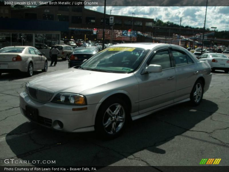 Silver Birch Metallic / Light Graphite 2002 Lincoln LS V8
