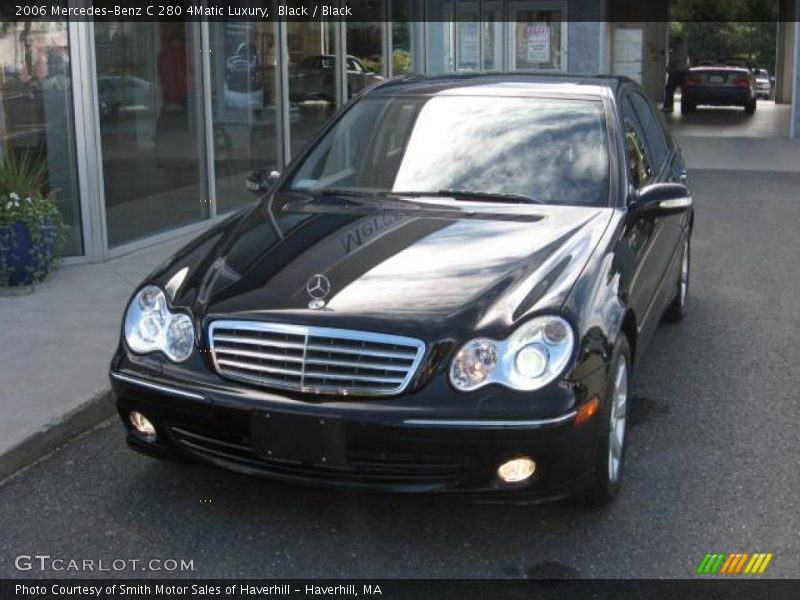 Black / Black 2006 Mercedes-Benz C 280 4Matic Luxury
