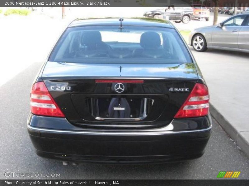 Black / Black 2006 Mercedes-Benz C 280 4Matic Luxury