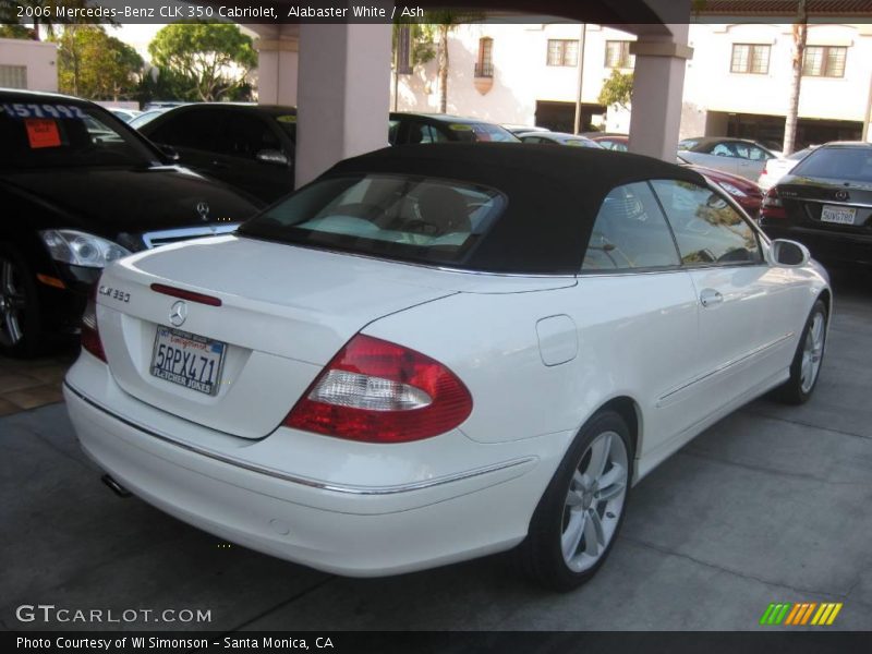 Alabaster White / Ash 2006 Mercedes-Benz CLK 350 Cabriolet