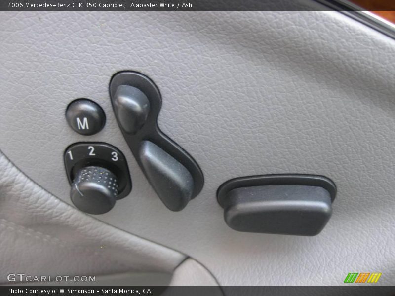 Alabaster White / Ash 2006 Mercedes-Benz CLK 350 Cabriolet