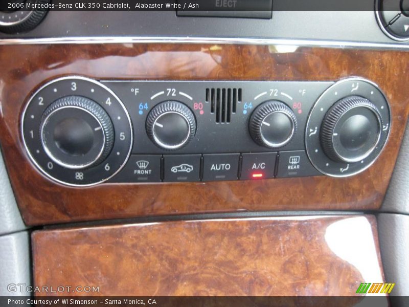 Alabaster White / Ash 2006 Mercedes-Benz CLK 350 Cabriolet