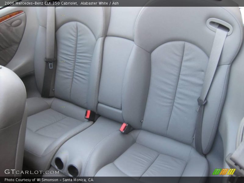 Alabaster White / Ash 2006 Mercedes-Benz CLK 350 Cabriolet
