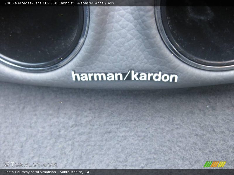 Alabaster White / Ash 2006 Mercedes-Benz CLK 350 Cabriolet