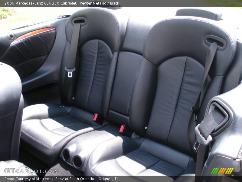 Pewter Metallic / Black 2006 Mercedes-Benz CLK 350 Cabriolet