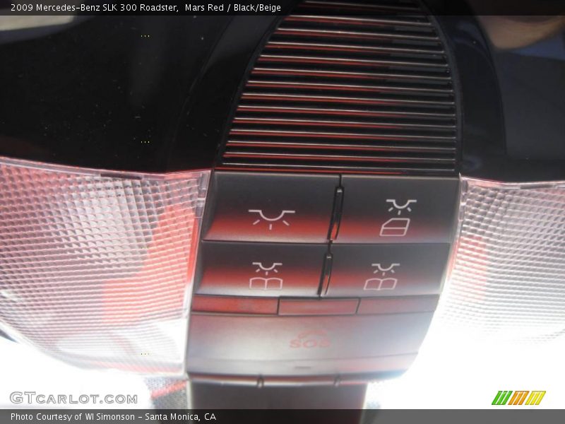 Mars Red / Black/Beige 2009 Mercedes-Benz SLK 300 Roadster