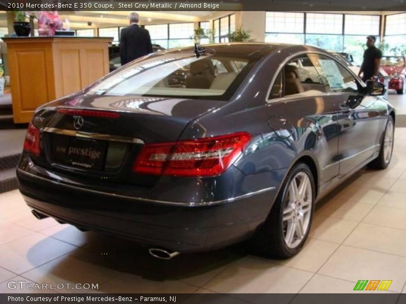 Steel Grey Metallic / Almond Beige 2010 Mercedes-Benz E 350 Coupe