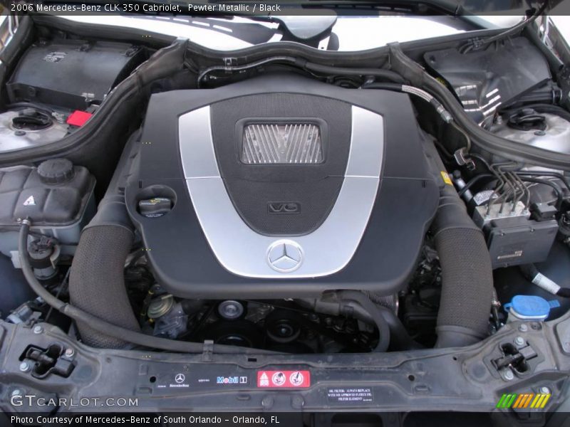Pewter Metallic / Black 2006 Mercedes-Benz CLK 350 Cabriolet