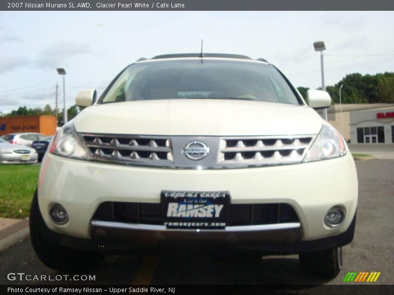 Glacier Pearl White / Cafe Latte 2007 Nissan Murano SL AWD