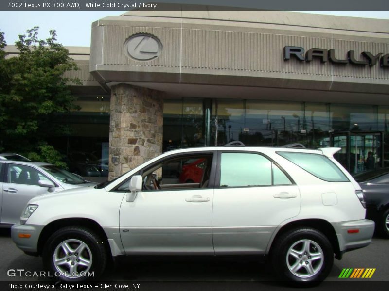 White Gold Crystal / Ivory 2002 Lexus RX 300 AWD