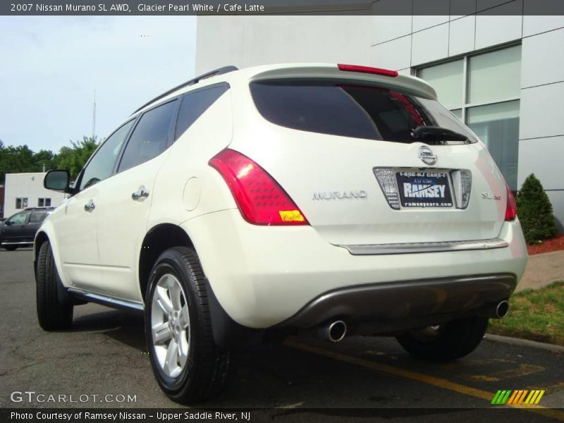 Glacier Pearl White / Cafe Latte 2007 Nissan Murano SL AWD