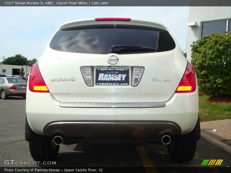 Glacier Pearl White / Cafe Latte 2007 Nissan Murano SL AWD