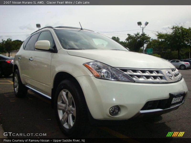 Glacier Pearl White / Cafe Latte 2007 Nissan Murano SL AWD