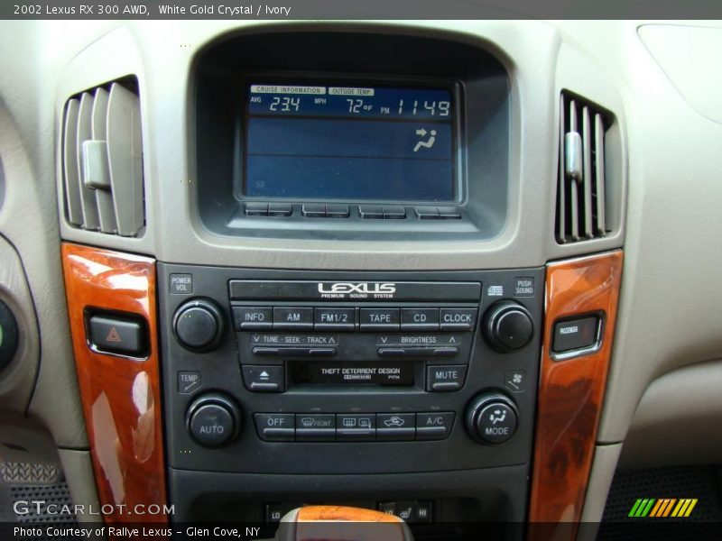 White Gold Crystal / Ivory 2002 Lexus RX 300 AWD