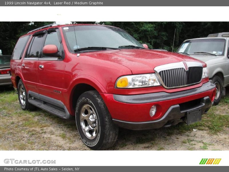 Laser Red / Medium Graphite 1999 Lincoln Navigator 4x4