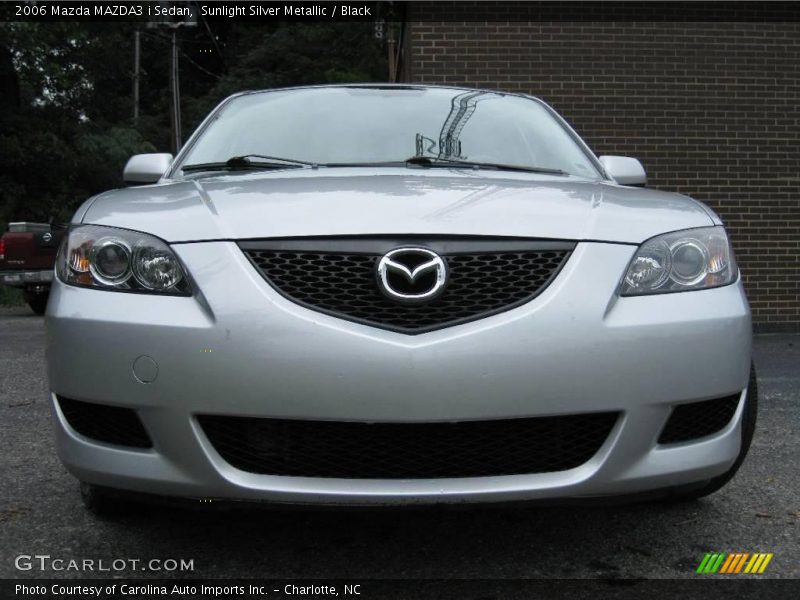Sunlight Silver Metallic / Black 2006 Mazda MAZDA3 i Sedan