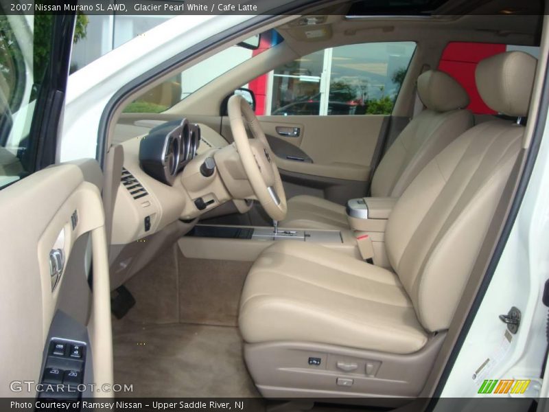 Glacier Pearl White / Cafe Latte 2007 Nissan Murano SL AWD
