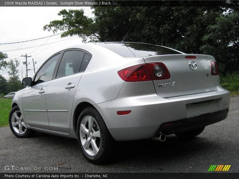 Sunlight Silver Metallic / Black 2006 Mazda MAZDA3 i Sedan