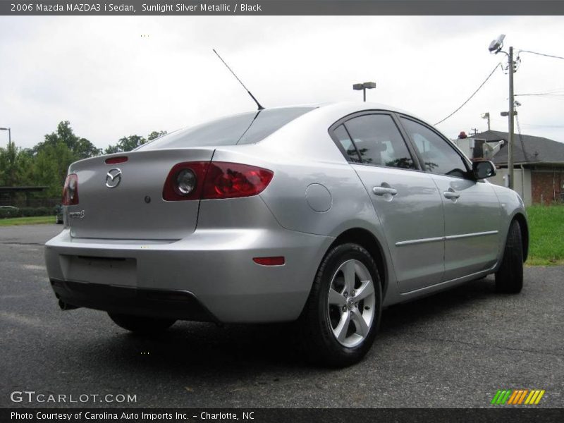 Sunlight Silver Metallic / Black 2006 Mazda MAZDA3 i Sedan