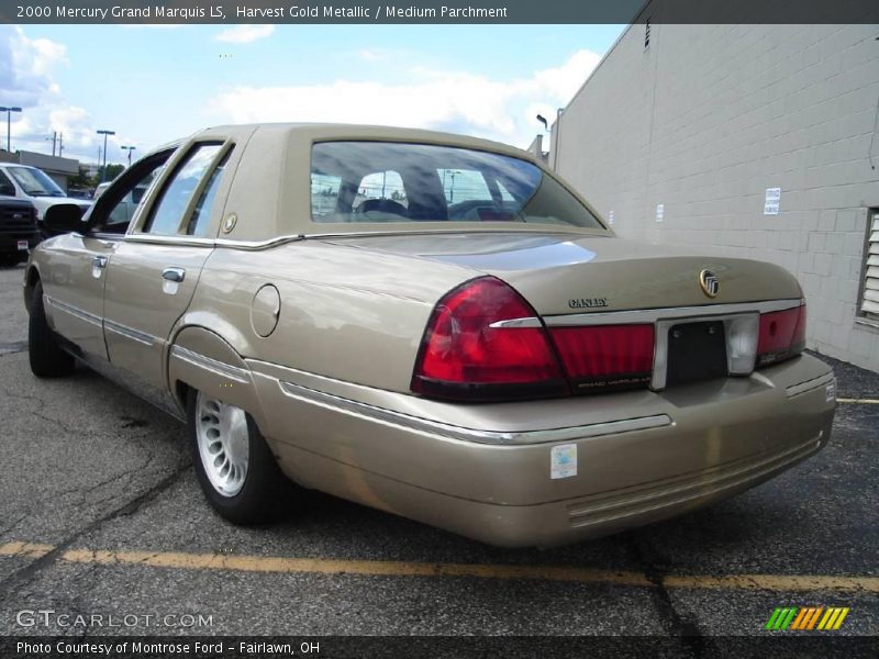 Harvest Gold Metallic / Medium Parchment 2000 Mercury Grand Marquis LS