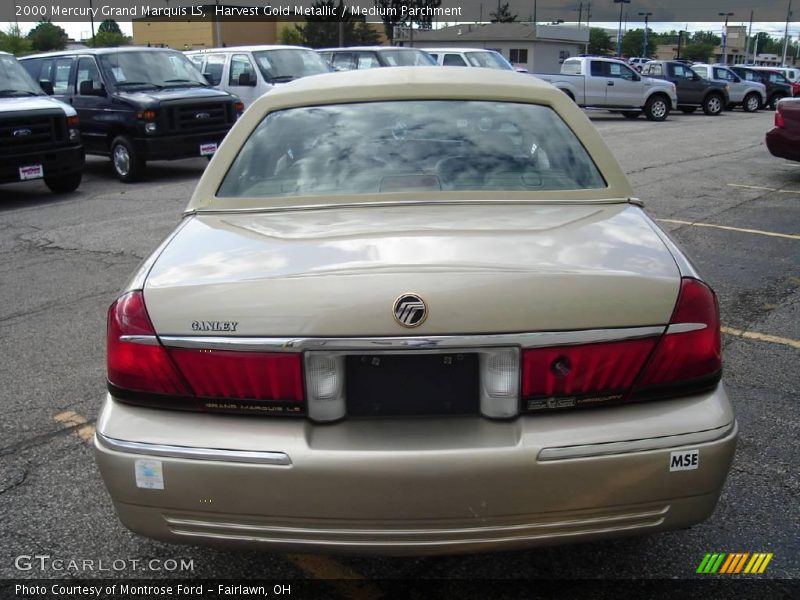 Harvest Gold Metallic / Medium Parchment 2000 Mercury Grand Marquis LS