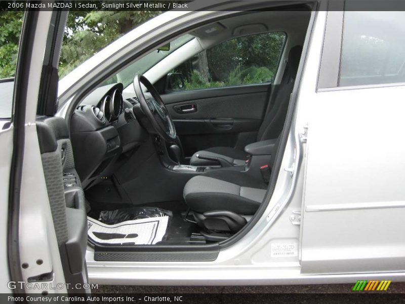 Sunlight Silver Metallic / Black 2006 Mazda MAZDA3 i Sedan