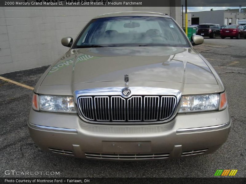 Harvest Gold Metallic / Medium Parchment 2000 Mercury Grand Marquis LS