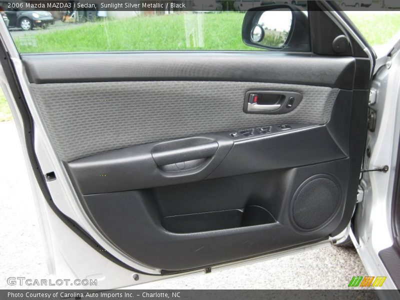Sunlight Silver Metallic / Black 2006 Mazda MAZDA3 i Sedan