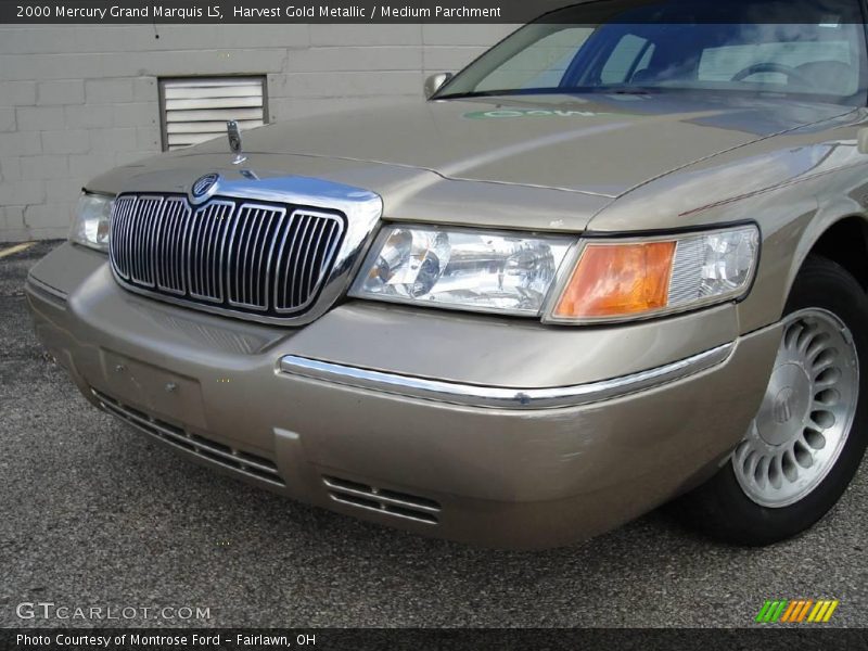 Harvest Gold Metallic / Medium Parchment 2000 Mercury Grand Marquis LS
