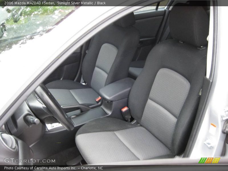 Sunlight Silver Metallic / Black 2006 Mazda MAZDA3 i Sedan