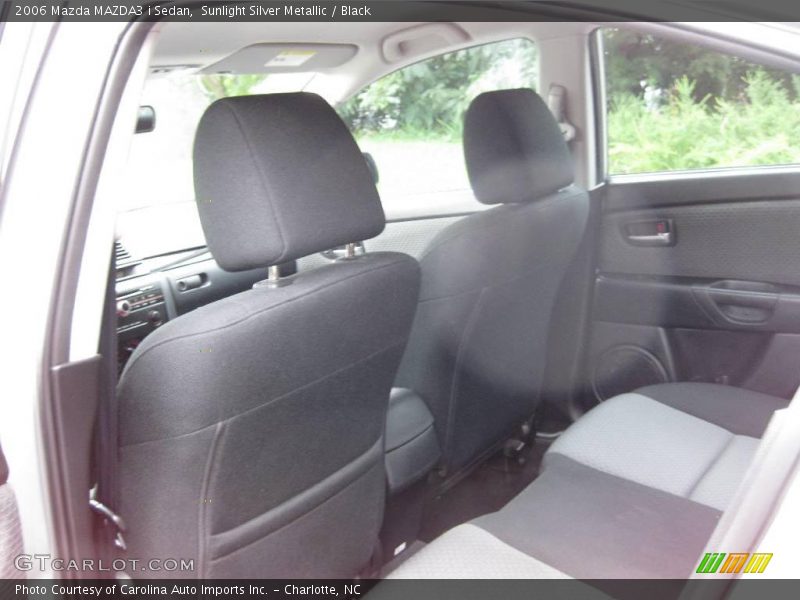 Sunlight Silver Metallic / Black 2006 Mazda MAZDA3 i Sedan