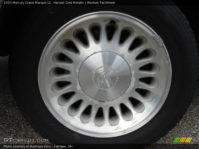 Harvest Gold Metallic / Medium Parchment 2000 Mercury Grand Marquis LS