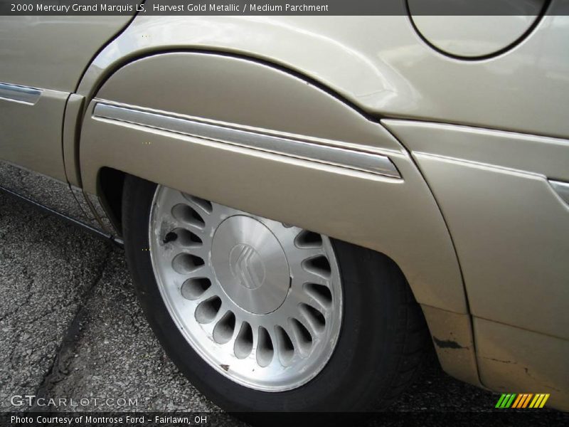 Harvest Gold Metallic / Medium Parchment 2000 Mercury Grand Marquis LS